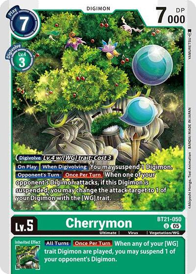 Cherrymon (World Convergence) Near Mint - Nick Nack's Full Frontal Attack