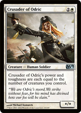 Crusader of Odric (Magic 2013 Core Set) Light Play