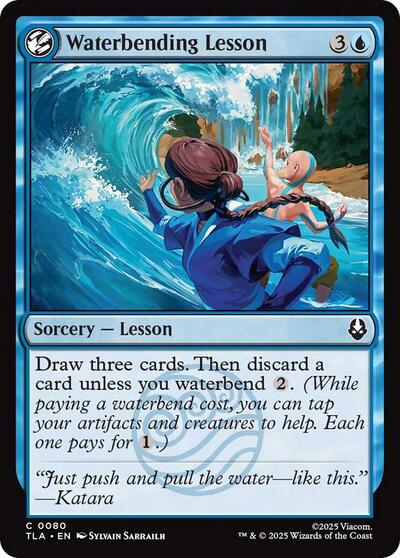 Waterbending Lesson (Avatar: The Last Airbender) Near Mint - Nick Nack's Full Frontal Attack