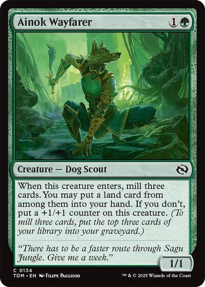 Ainok Wayfarer (Tarkir: Dragonstorm) Near Mint - Nick Nack's Full Frontal Attack