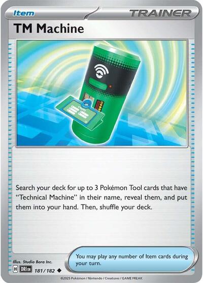 TM Machine (SV10: Destined Rivals) Near Mint Reverse Holofoil - Nick Nack's Full Frontal Attack