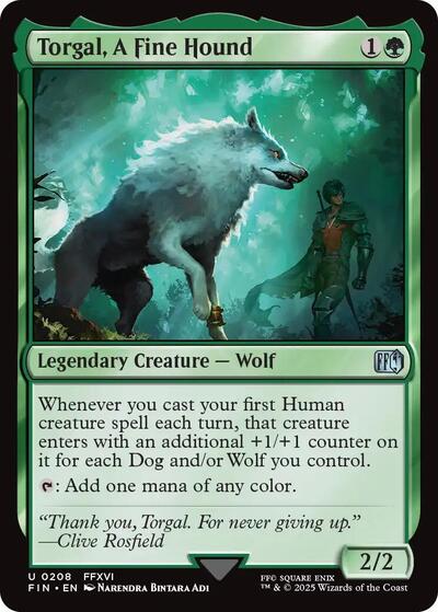 Torgal, A Fine Hound (Universes Beyond: FINAL FANTASY) Near Mint - Nick Nack's Full Frontal Attack