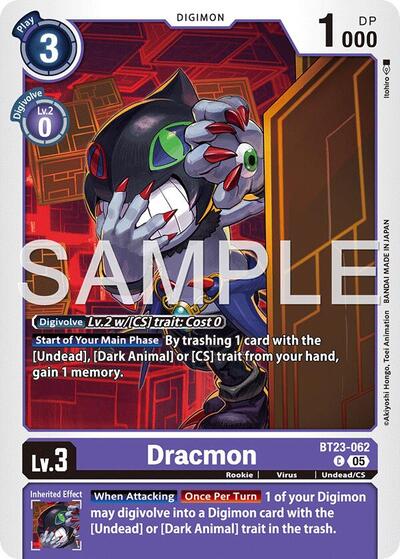 Dracmon (Hackers' Slumber) Near Mint - Nick Nack's Full Frontal Attack