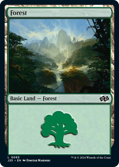Forest (0093) (Foundations Jumpstart) Near Mint - Nick Nack's Full Frontal Attack