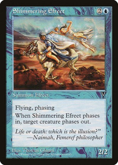 Shimmering Efreet (Visions) Light Play - Nick Nack's Full Frontal Attack