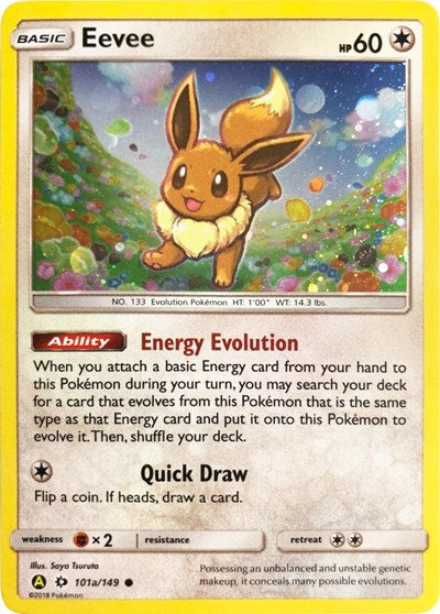 Eevee - 101a (Alternate Art Promos) Near Mint Holofoil