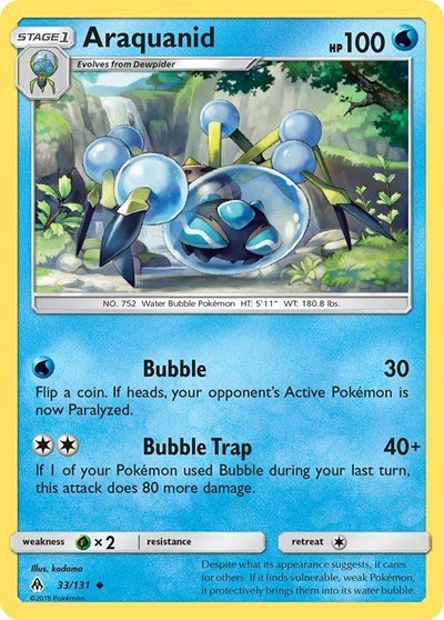 Araquanid (SM - Forbidden Light) Near Mint - Nick Nack's Full Frontal Attack