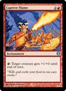 Captive Flame (Duel Decks: Knights vs Dragons) Light Play - Nick Nack's Full Frontal Attack