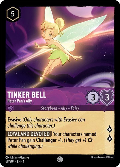 Tinker Bell - Peter Pan's Ally (The First Chapter) Near Mint - Nick Nack's Full Frontal Attack