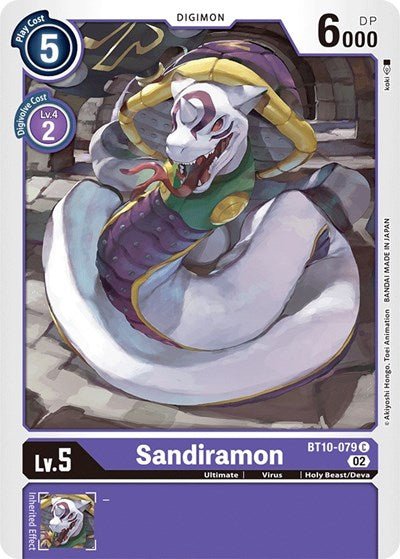 Sandiramon (Xros Encounter) Near Mint - Nick Nack's Full Frontal Attack