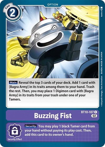 Buzzing Fist (Xros Encounter) Near Mint - Nick Nack's Full Frontal Attack