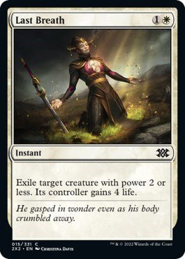 Last Breath (Double Masters 2022) Near Mint Foil - Nick Nack's Full Frontal Attack