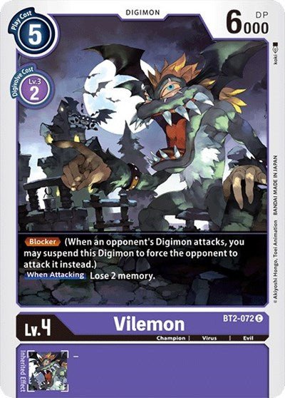 Vilemon (Release Special Booster) Near Mint - Nick Nack's Full Frontal Attack