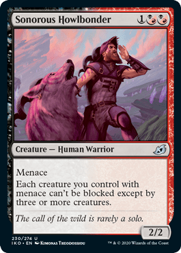 Sonorous Howlbonder (Ikoria: Lair of Behemoths) Near Mint - Nick Nack's Full Frontal Attack