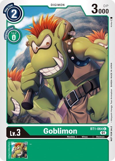 Goblimon BT1 - 064 (Winner Pack New Awakening) (Release Special Booster) Near Mint - Nick Nack's Full Frontal Attack