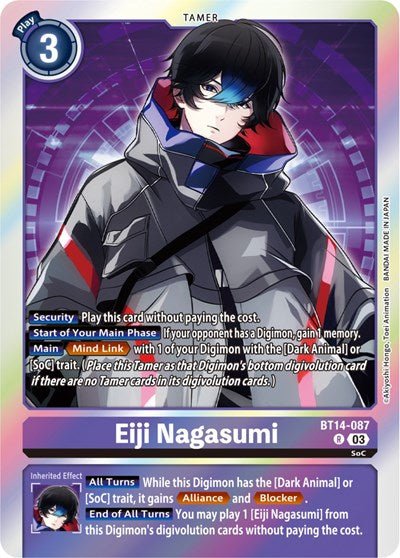 Eiji Nagasumi (Blast Ace) Near Mint - Nick Nack's Full Frontal Attack