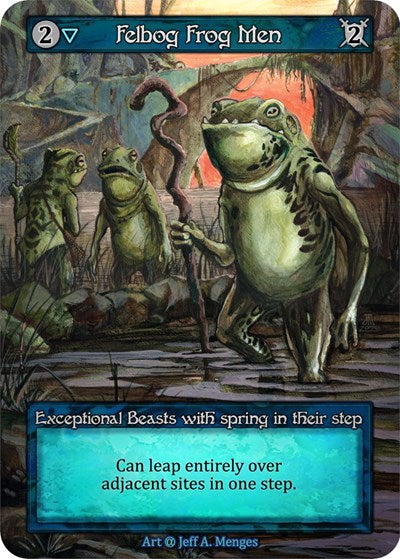 Felbog Frog Men (Alpha) Near Mint
