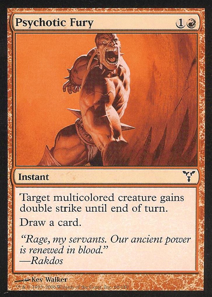 Psychotic Fury (Dissension) Light Play - Nick Nack's Full Frontal Attack