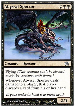 Abyssal Specter (8th Edition) Near Mint - Nick Nack's Full Frontal Attack