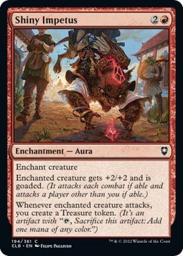 Shiny Impetus (Commander Legends: Battle for Baldur's Gate) Near Mint - Nick Nack's Full Frontal Attack