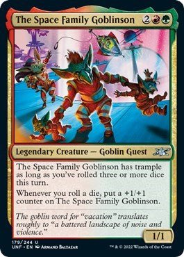 The Space Family Goblinson (Unfinity) Near Mint - Nick Nack's Full Frontal Attack