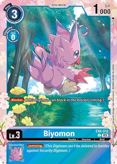 Biyomon (Regulation Battle Vol. 1) (Infernal Ascension) Near Mint Foil - Nick Nack's Full Frontal Attack