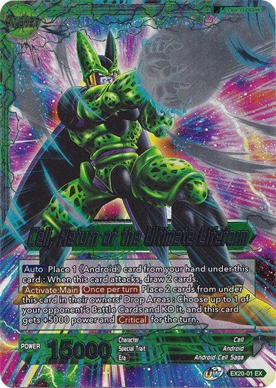 Cell // Cell, Return of the Ultimate Lifeform (Expansion Deck Box Set 20: Ultimate Deck 2022) Near Mint Foil - Nick Nack's Full Frontal Attack