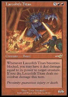 Laccolith Titan (Nemesis) Near Mint - Nick Nack's Full Frontal Attack