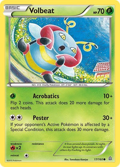 Volbeat (XY - Primal Clash) Light Play - Nick Nack's Full Frontal Attack
