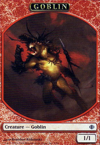 Goblin Token (Shards of Alara) Near Mint - Nick Nack's Full Frontal Attack