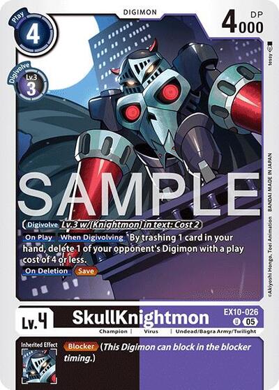 SkullKnightmon (Sinister Order) Near Mint - Nick Nack's Full Frontal Attack