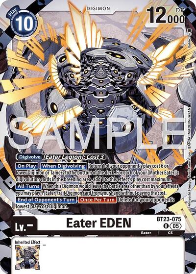 Eater EDEN (Hackers' Slumber) Near Mint Foil - Nick Nack's Full Frontal Attack