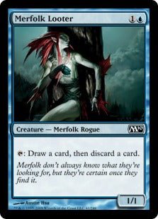 Merfolk Looter (Magic 2010 Core Set) Near Mint - Nick Nack's Full Frontal Attack