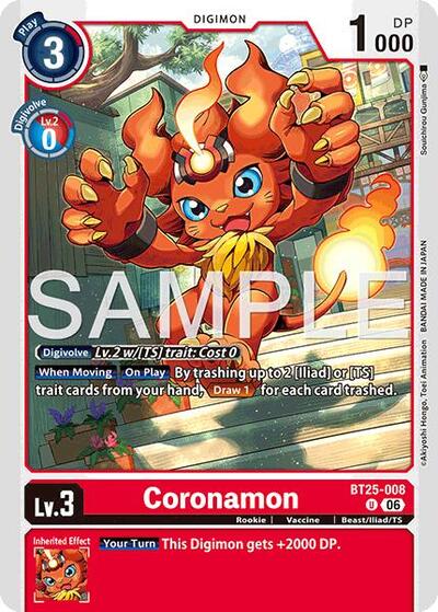 Coronamon (Dual Revolution Booster) Near Mint