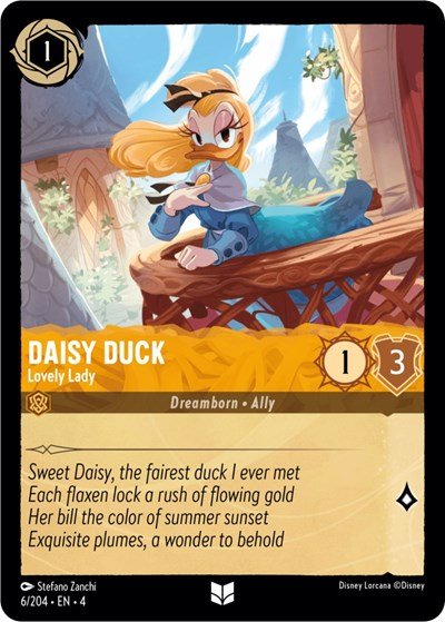 Daisy Duck - Lovely Lady (Ursula's Return) Near Mint - Nick Nack's Full Frontal Attack