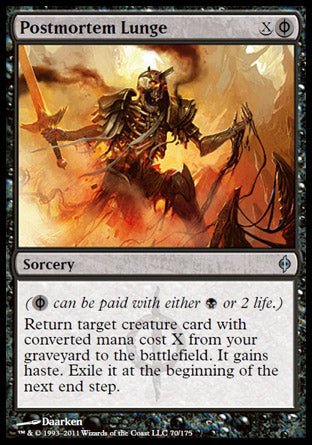 Postmortem Lunge (New Phyrexia) Near Mint - Nick Nack's Full Frontal Attack