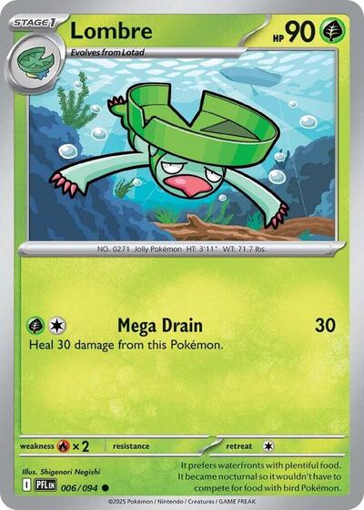 Lombre (ME02: Phantasmal Flames) Near Mint Reverse Holofoil