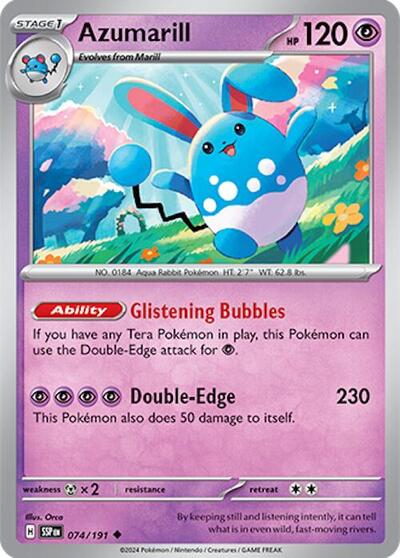 Azumarill (SV08: Surging Sparks) Near Mint