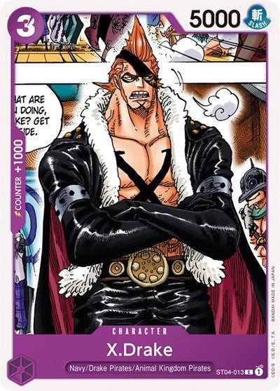 X.Drake (Starter Deck 4: Animal Kingdom Pirates) Near Mint - Nick Nack's Full Frontal Attack