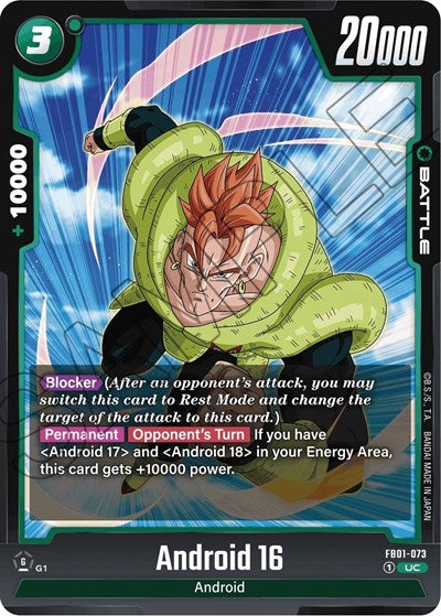 Android 16 FB01-073 (Awakened Pulse) Near Mint
