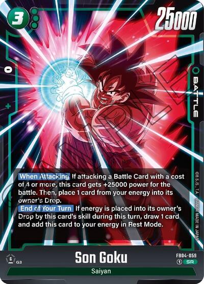 Son Goku FB04-059 (Ultra Limit) Near Mint Holofoil