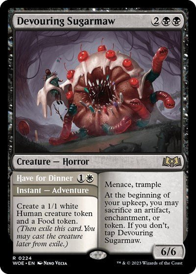 Devouring Sugarmaw (Wilds of Eldraine) Near Mint Foil - Nick Nack's Full Frontal Attack