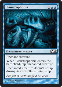 Claustrophobia (Magic 2014 Core Set) Near Mint - Nick Nack's Full Frontal Attack