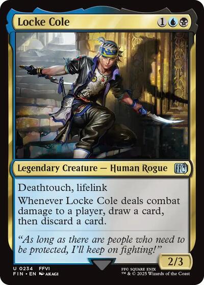 Locke Cole (Universes Beyond: FINAL FANTASY) Near Mint - Nick Nack's Full Frontal Attack