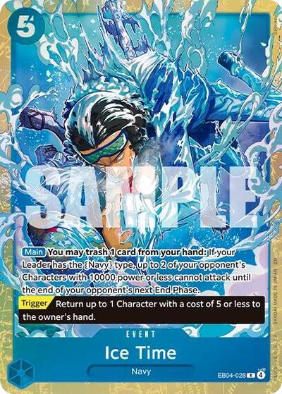 Ice Time (Premium Card Collection -Best Selection Vol. 6-) (One Piece Promotion Cards) Near Mint Foil