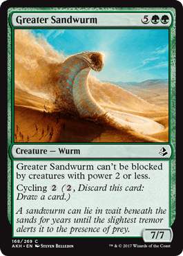 Greater Sandwurm (Amonkhet) Near Mint - Nick Nack's Full Frontal Attack