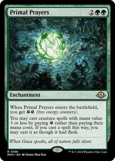 Primal Prayers (Modern Horizons 3) Near Mint - Nick Nack's Full Frontal Attack