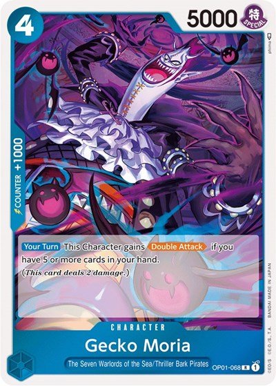Gecko Moria (Romance Dawn) Near Mint Foil - Nick Nack's Full Frontal Attack