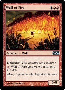 Wall of Fire (Magic 2010 Core Set) Near Mint - Nick Nack's Full Frontal Attack