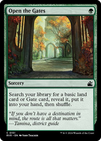 Open the Gates (Ravnica Remastered) Near Mint - Nick Nack's Full Frontal Attack